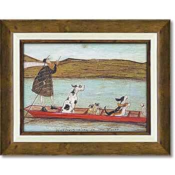 ユーパワー アートフレーム サム トフト「わんわんリバークルーズ」 サムトフト「わんわんリバークルーズ」 | ユーパワー オンライン